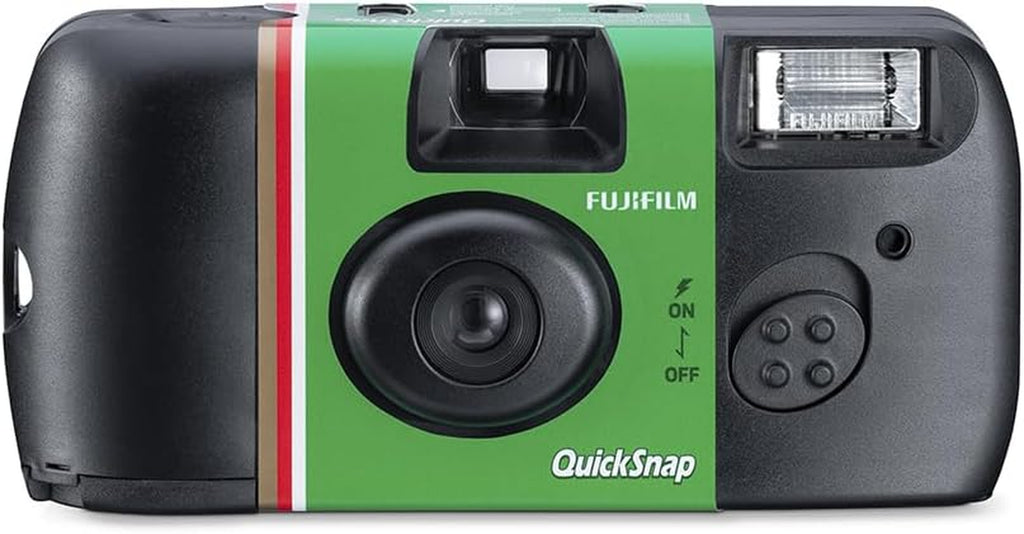 FUJIFILM Quicksnap™ Einwegkamera Mit Blitz ISO 400 | Analoge 35Mm Einmalkamera Für Hochzeiten, Partys Und Reisen – Sofort Einsatzbereit | 27 Aufnahmen, 1Er Pack