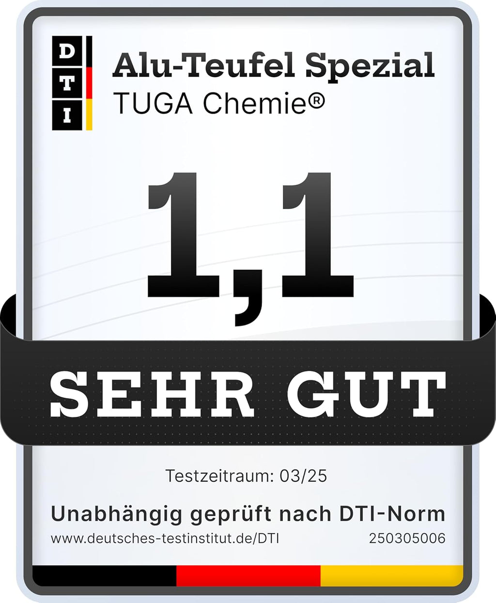 Tuga Chemie Alu-Teufel Spezial Felgenreiniger Grün – Profi Felgenreinigung Von Bremsstaub & Schmutz – Ph-Hautneutral, Materialschonend, Glanzverstärkend – 1 L Flasche – Made in Germany