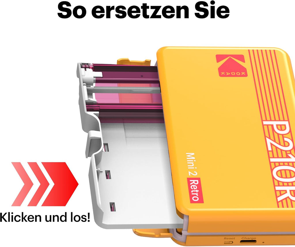 KODAK 60Er Packung, Fotopapier, 54X86 Mm, Patronen, All-In-One Papier- Und Farbbandpatronen-Nachfüllung - Kompatibel Mit Mini 2 Und Mini Shot 2 Serie