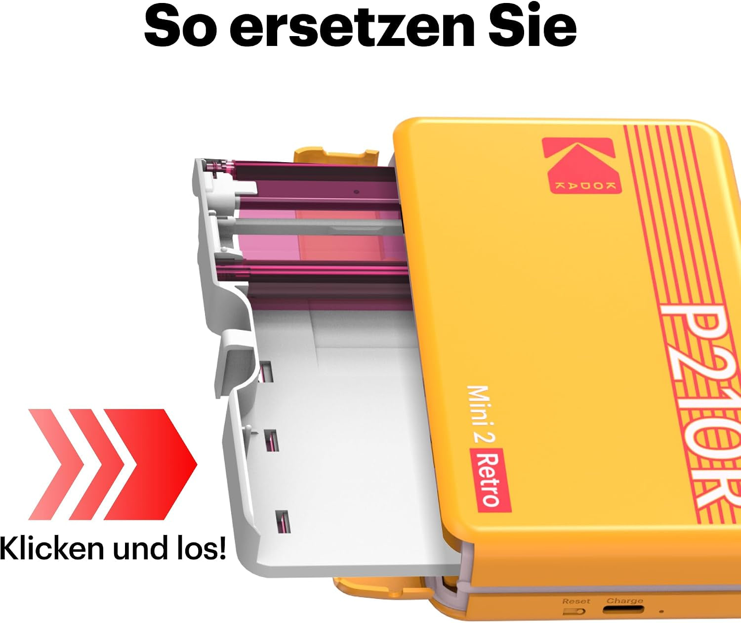 KODAK 60Er Packung, Fotopapier, 54X86 Mm, Patronen, All-In-One Papier- Und Farbbandpatronen-Nachfüllung - Kompatibel Mit Mini 2 Und Mini Shot 2 Serie