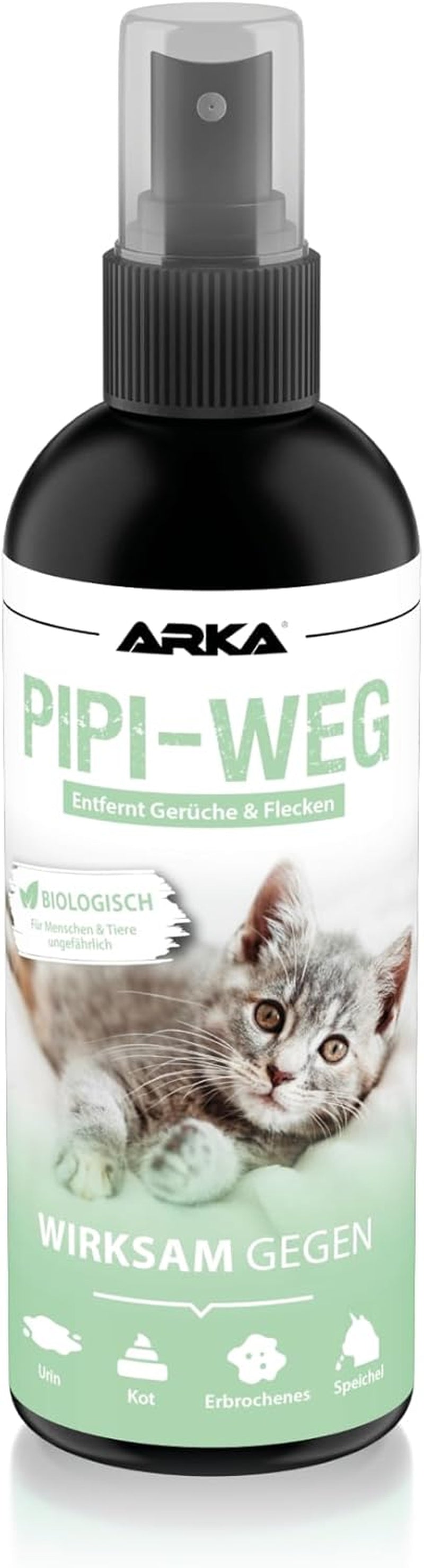 Enzymreiniger Katzenurin 750 Ml – Extrem Stark Gegen Katzenpipi, Uringeruch & Flecken – Biologisch, Tierfreundlich Und Für Sofa, Teppich, Textilien, Auto & Katzenklo – Pipi-Weg