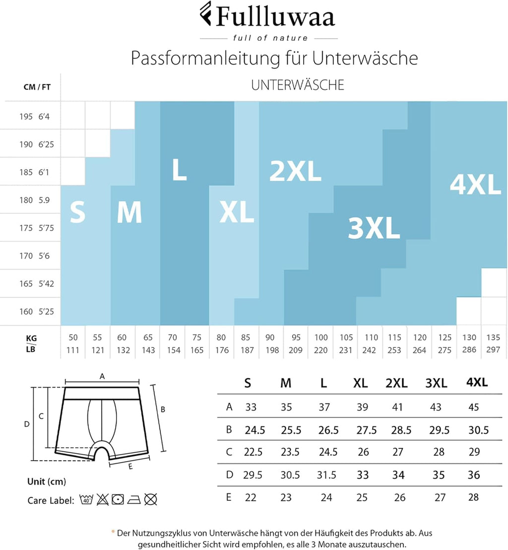 Fullluwaa Boxershorts Herren 10Er Pack Baumwolle Unterhosen Männer Ohne Kratzenden Zettel Atmungsaktiv Und Weiche Herrenunterwäsche