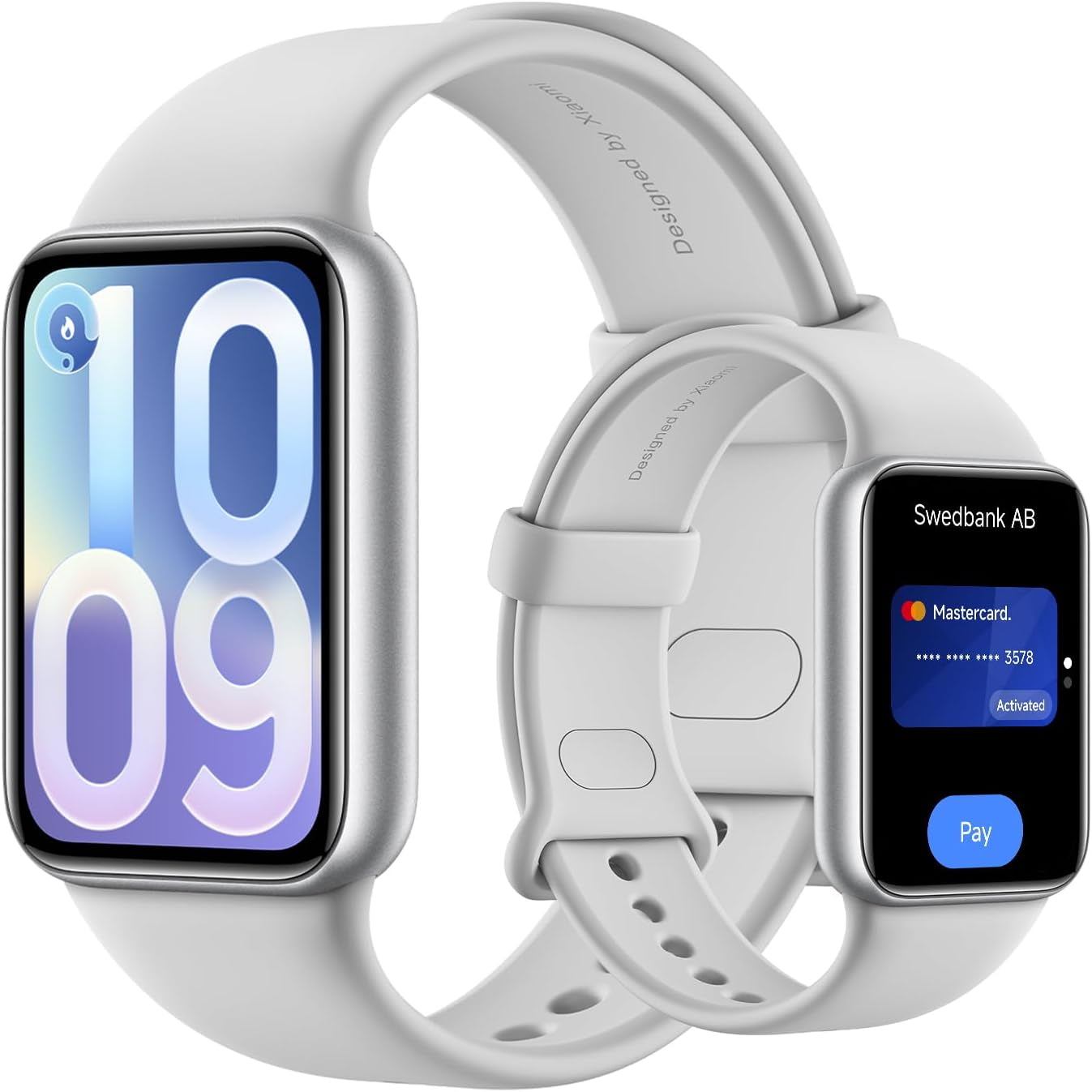 Xiaomi Smart Band 10, Smart Watch,Fitness-Tracker, 1,72" AMOLED Display, 21 Tage Akku, 5ATM Wasserdichtigkeit, SPO₂ & Herzfrequenzmessung, Schlafüberwachung,150+ Sportmodi, Schwarz