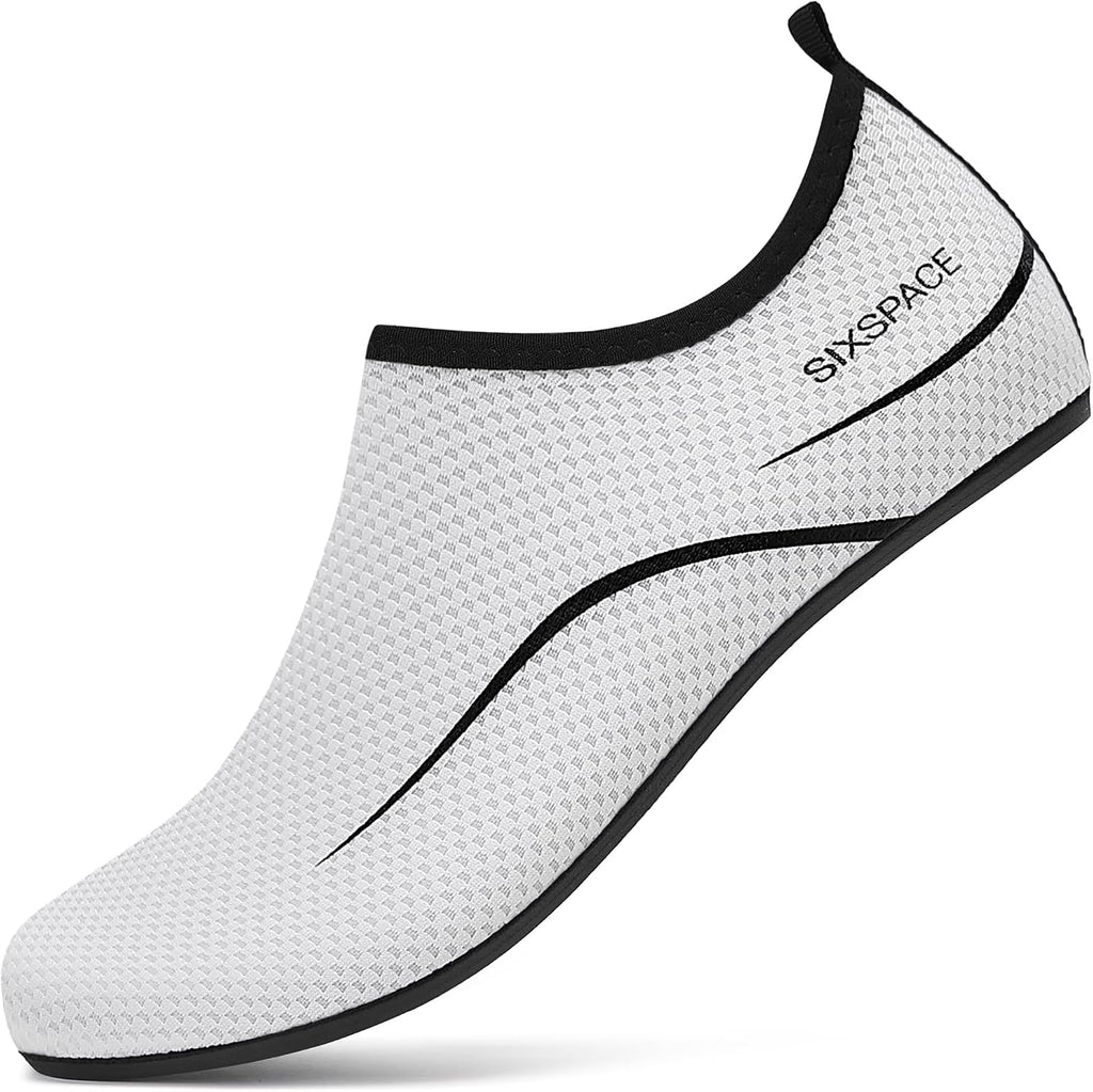 Sixspace Herren Damen Badeschuhe Wasserschuhe Aquaschuhe Strandschuhe Schnell Trocknend Slip on Breathable Schwimmschuhe Surfschuhe Für Beach Pool Surfen Yoga