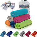[6Pack]Kühlendes Handtuch, Eis-Sport-Handtuch, Kühles Handtuch Für Sofortige Kühlung, Für Yoga, Reisen, Golf, Fitnessstudio, Camping, Fitness, Laufen, Workout Und Weitere Aktivitäten (90X 30Cm)