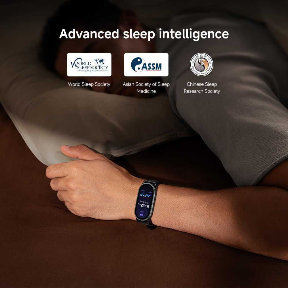 Xiaomi Smart Band 10, Smart Watch,Fitness-Tracker, 1,72" AMOLED Display, 21 Tage Akku, 5ATM Wasserdichtigkeit, SPO₂ & Herzfrequenzmessung, Schlafüberwachung,150+ Sportmodi, Schwarz