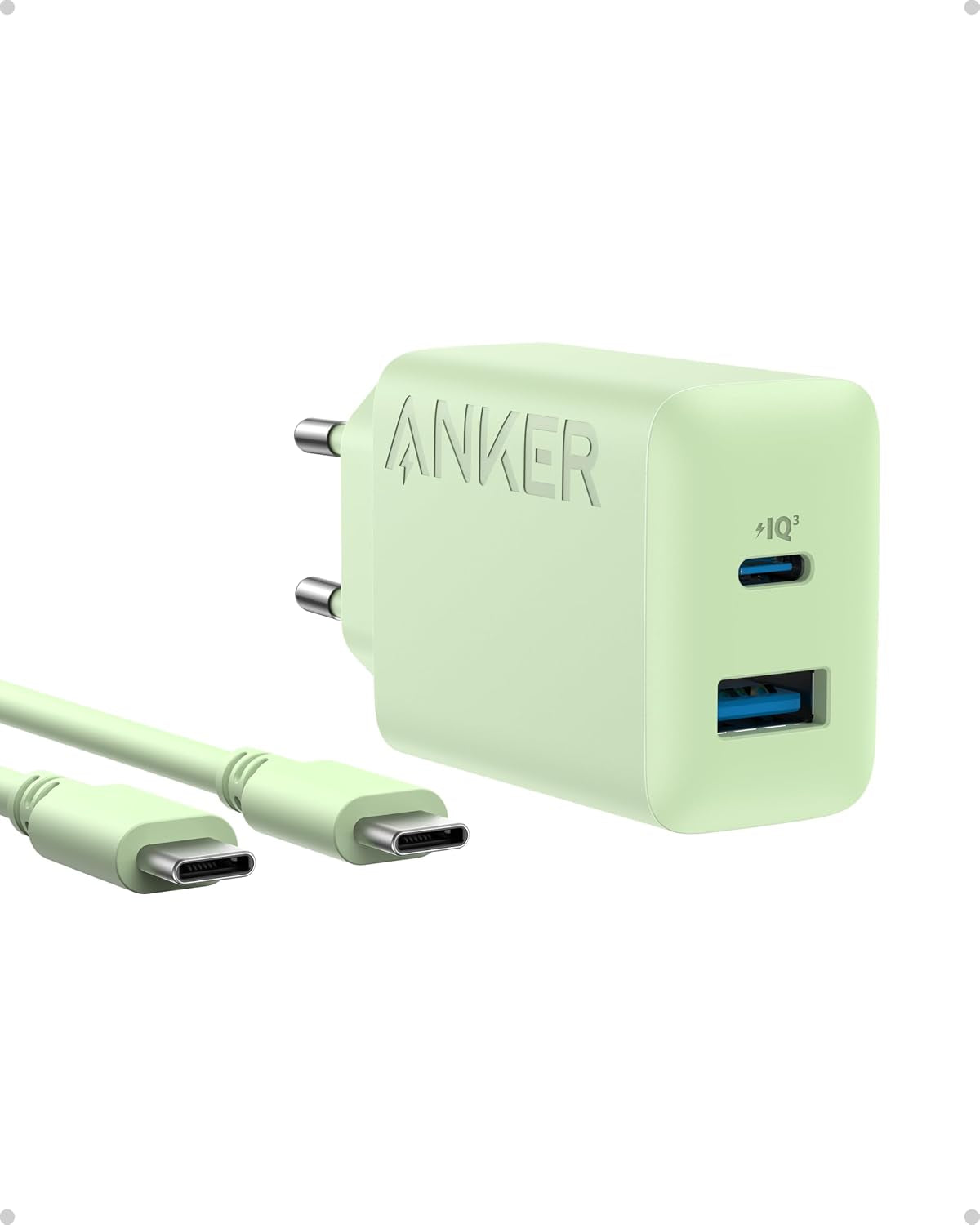 Anker 20W USB C Ladegerät, Ipad Netzteil, Usb-Schnellladenetzteil, Ipad Ladegerät, Kompatibel Mit Iphone 17/16/15 Series (Mit 150Cm USB-C Kabel)