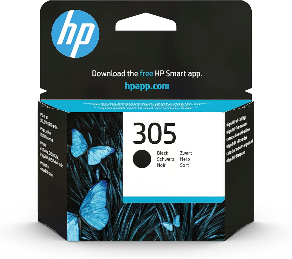 HP 305 (3YM61AE) Original Druckerpatrone Schwarz Deskjet 27Xx, 41Xx, Envy 60Xx, 64Xx