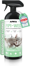 Enzymreiniger Katzenurin 750 Ml – Extrem Stark Gegen Katzenpipi, Uringeruch & Flecken – Biologisch, Tierfreundlich Und Für Sofa, Teppich, Textilien, Auto & Katzenklo – Pipi-Weg
