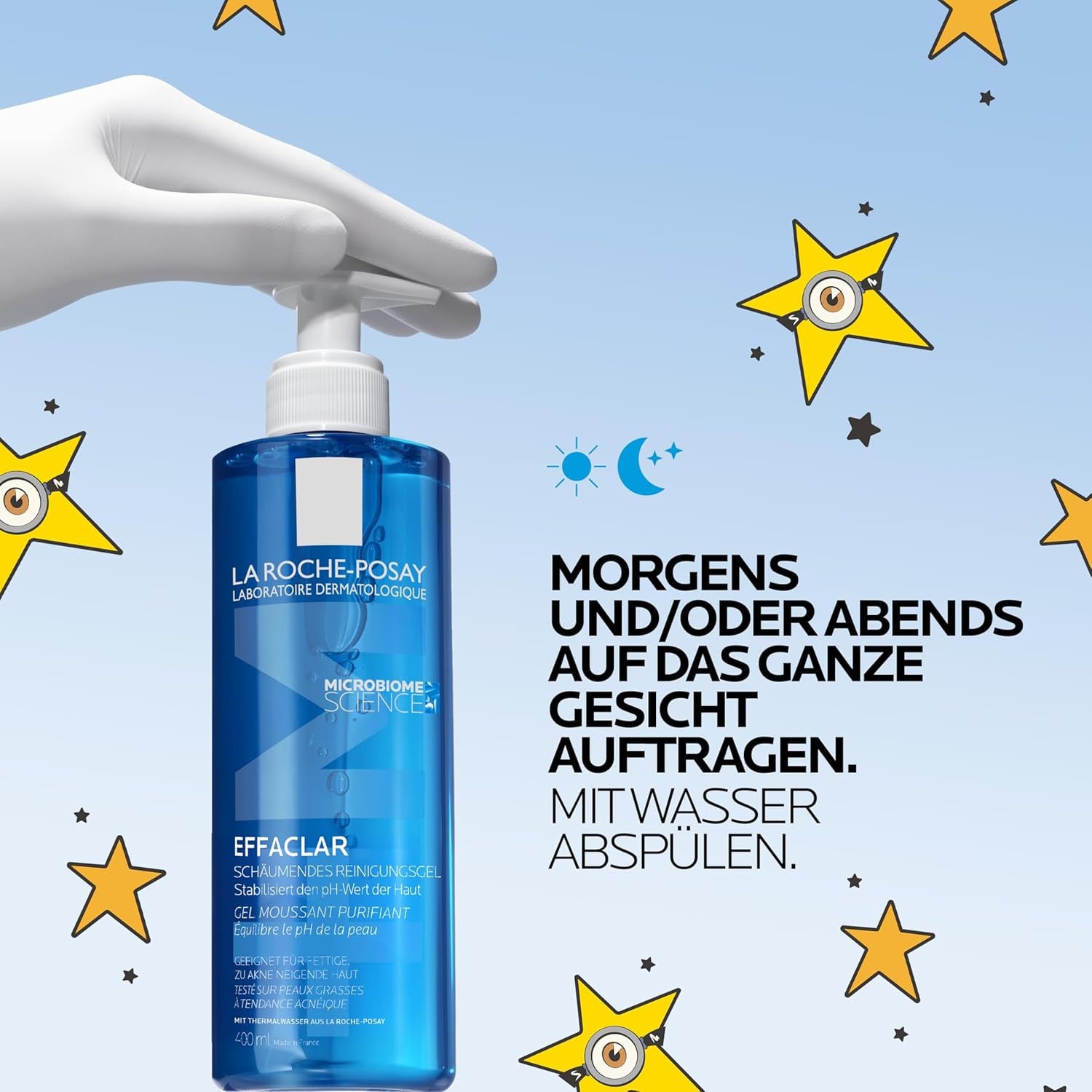 La Roche-Posay Effaclar Schäumendes Reinigungsgel: Sanfte Und Erfrischende Reinigung Für Zu Akne Neigende Und Fettige Haut