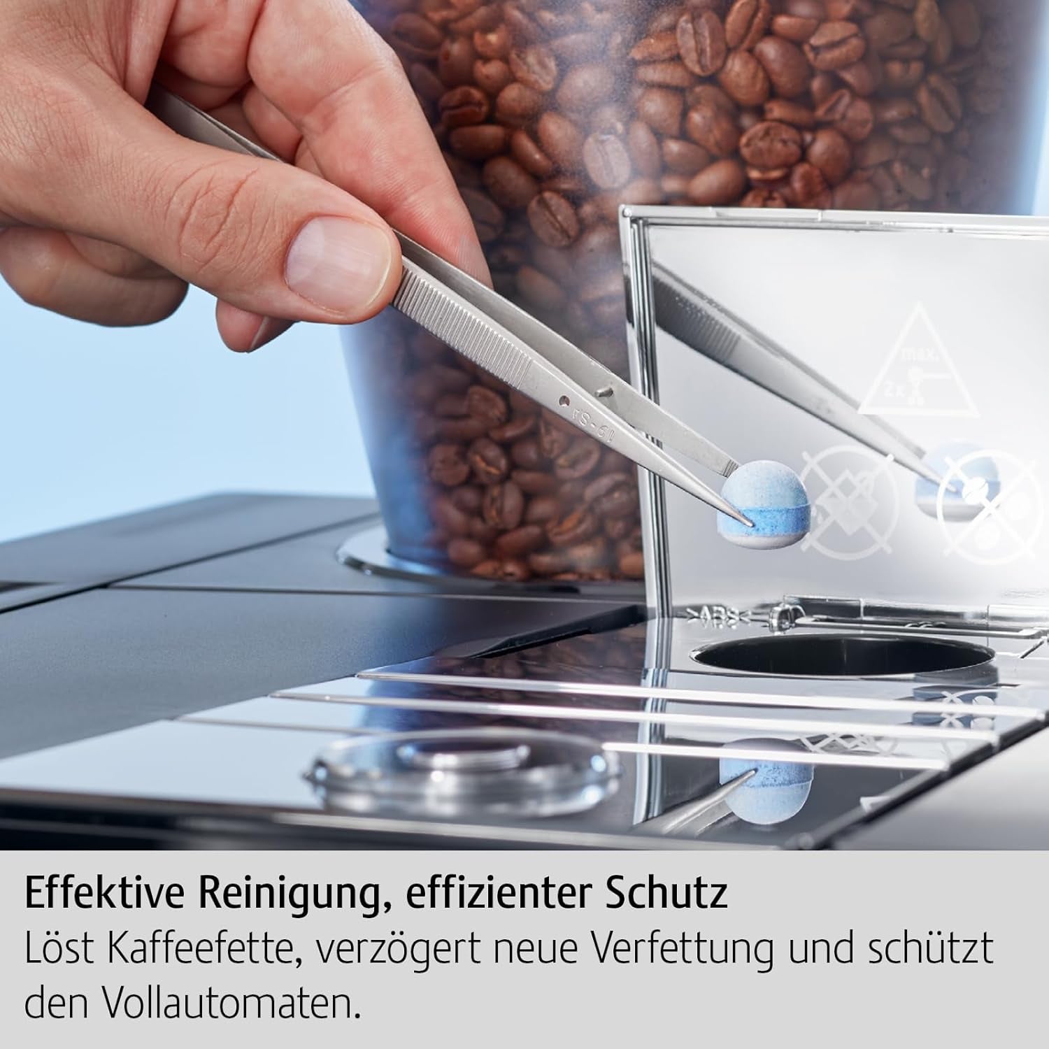 JURA Original - 3-Phasen-Reinigungstabletten Für 6 Reinigungen - Tüv-Zertifizierte Hygiene - 6 Stück - 24225