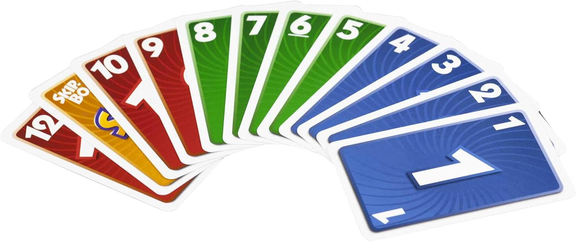 Mattel Games Skip-Bo, Kartenspiele Für Die Famile, Perfekt Als Kinderspiel, Reisespiel Oder Spiel Für Erwachsene, Gesellschaftsspiel, Für 2-6 Spieler, Ab 7 Jahren, 52370