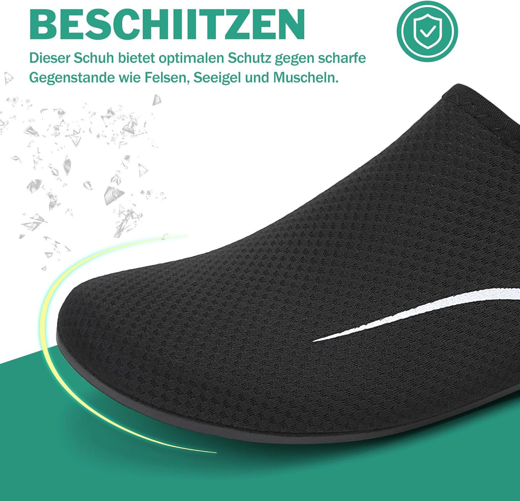 Sixspace Herren Damen Badeschuhe Wasserschuhe Aquaschuhe Strandschuhe Schnell Trocknend Slip on Breathable Schwimmschuhe Surfschuhe Für Beach Pool Surfen Yoga