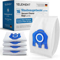 16 Staubsaugerbeutel Für Miele Staubsauger [Complete C3 & C2, Classic C1, S8340] Ersetzt GN Inkl. 4 Motor- & 4 Abluft Filter [S8000, S5000, S2000, S800 & S600 Serie] Ersetzt 9917730 12281680 S8 S5