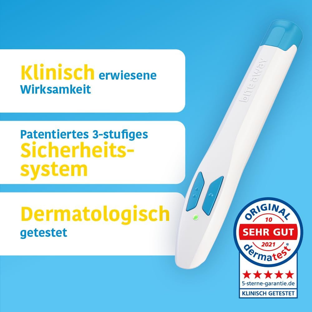 Bite Away Two, Der Original Stichheiler, Der Elektronische Insektenstichheiler Für Die Schnelle Behandlung Von Mückenstichen, Hitzestift, Bis Zu 300 Anwendungen. Ersetzt Nicht Den Mückenschutz