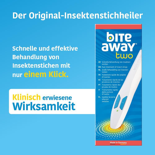 Bite Away Two, Der Original Stichheiler, Der Elektronische Insektenstichheiler Für Die Schnelle Behandlung Von Mückenstichen, Hitzestift, Bis Zu 300 Anwendungen. Ersetzt Nicht Den Mückenschutz