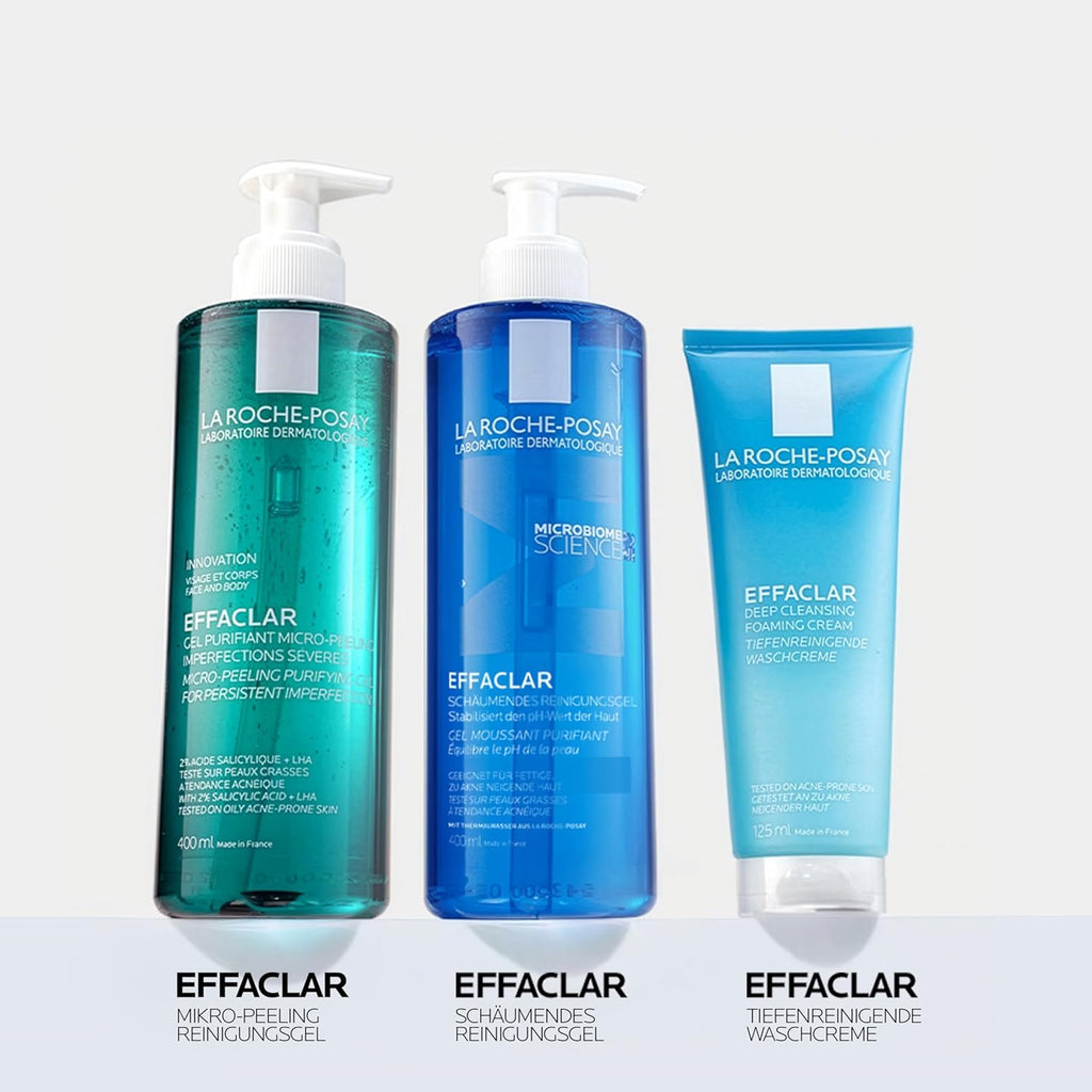 La Roche-Posay Effaclar Schäumendes Reinigungsgel: Sanfte Und Erfrischende Reinigung Für Zu Akne Neigende Und Fettige Haut