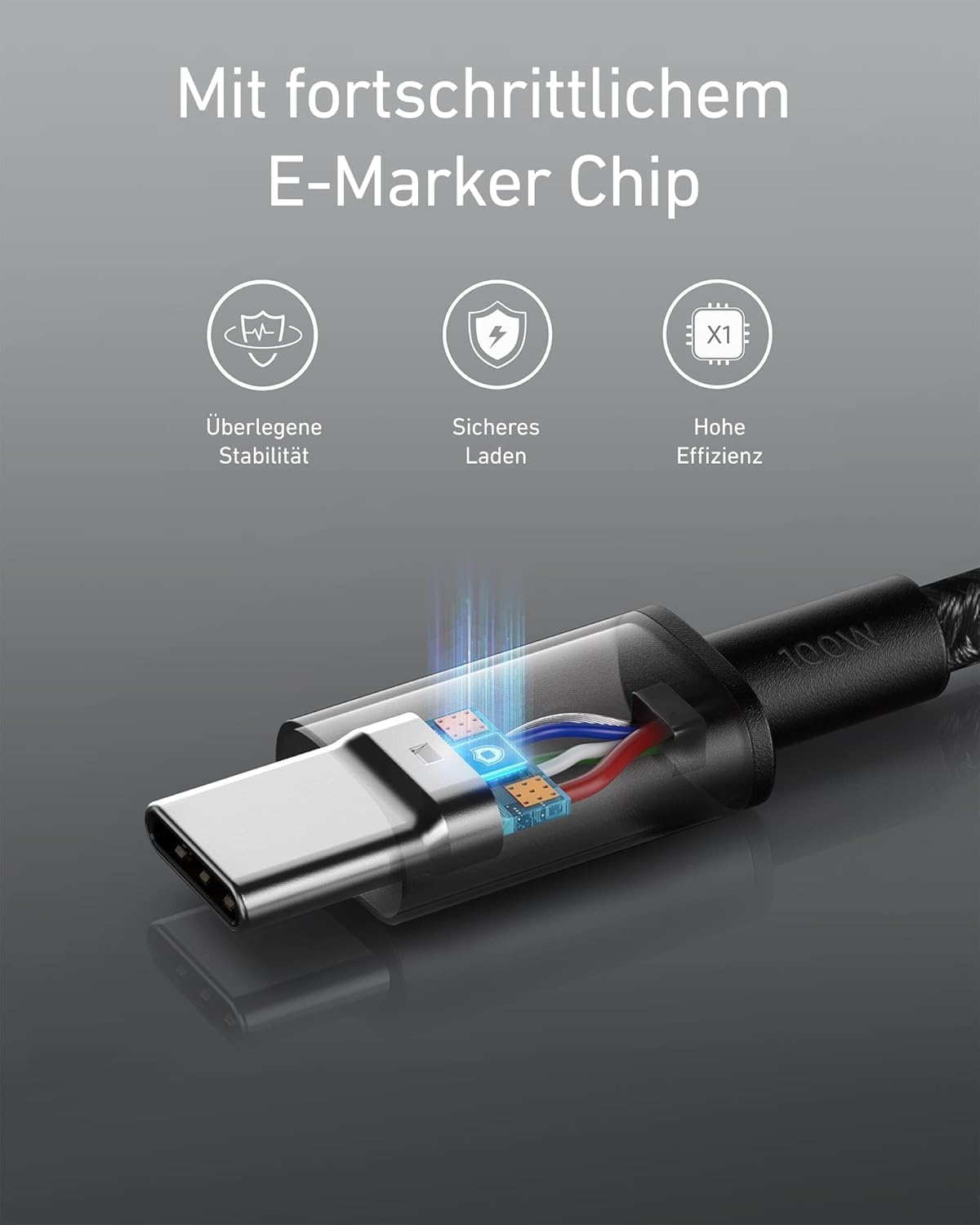 Anker 100W USB C Kabel, [2 Stück 1,8M] Schnellladekabel USB C Auf USB C Kabel, PD 3.0 USB C Ladekabel Für Iphone 17 Pro Max/16/15 Serie, Samsung Galaxy S26/S25, Macbook Pro/Air, Ipad Pro/Air