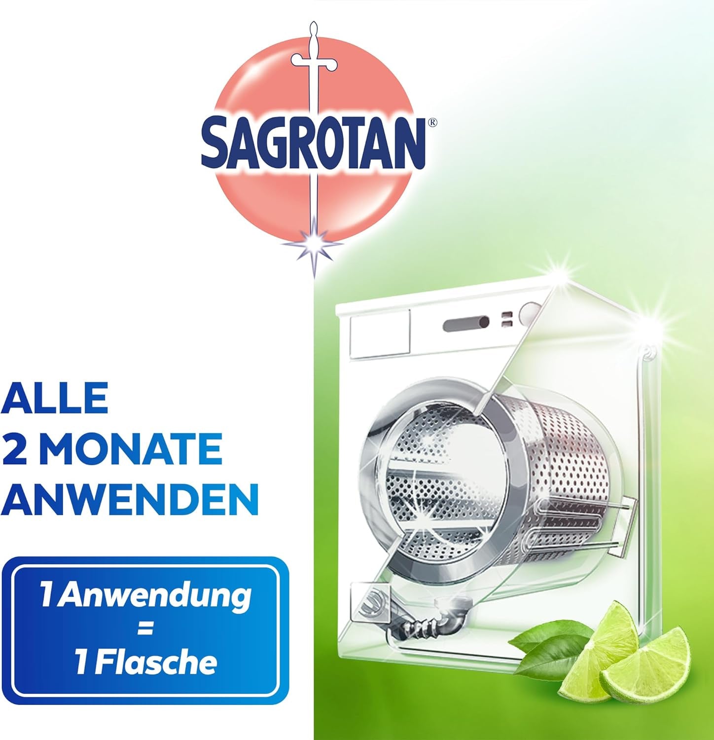 Sagrotan Waschmaschinen Hygiene-Reiniger – Maschinenreiniger Für Eine Hygienische Waschmaschine – 1 X 250 Ml