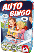 Schmidt Spiele 51434 Auto-Bingo, Bring Mich Mit Spiel in Der Metalldose, Bunt | Bring Mich Mit Spiel in Einer Metalldose