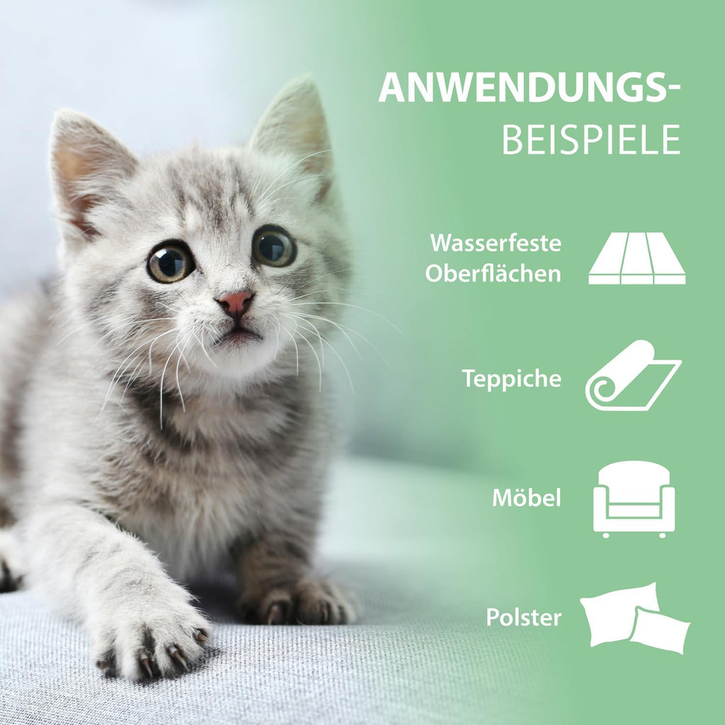 Enzymreiniger Katzenurin 750 Ml – Extrem Stark Gegen Katzenpipi, Uringeruch & Flecken – Biologisch, Tierfreundlich Und Für Sofa, Teppich, Textilien, Auto & Katzenklo – Pipi-Weg
