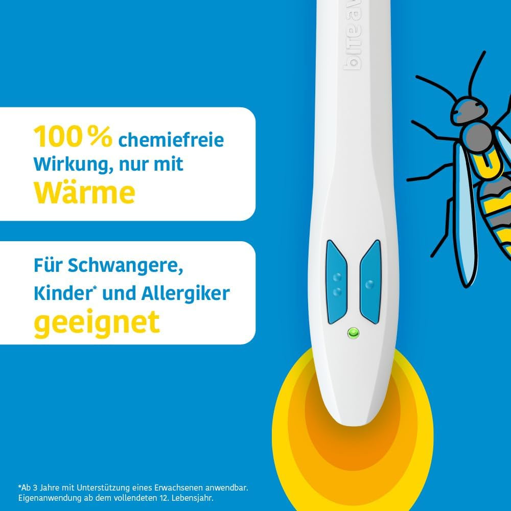 Bite Away Two, Der Original Stichheiler, Der Elektronische Insektenstichheiler Für Die Schnelle Behandlung Von Mückenstichen, Hitzestift, Bis Zu 300 Anwendungen. Ersetzt Nicht Den Mückenschutz