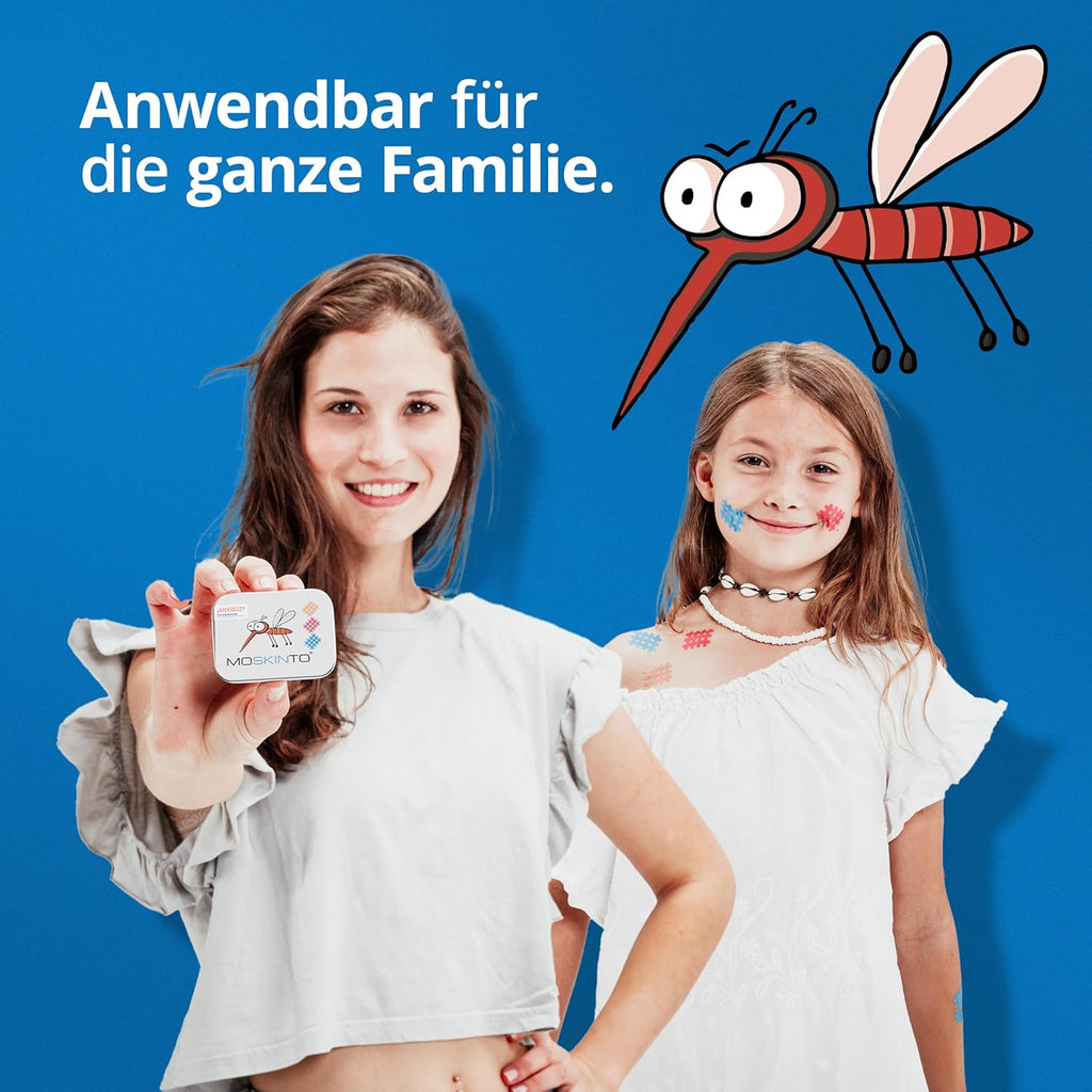 Moskinto Mückenpflaster Für Kinder Und Erwachsene - Zur Anwendung Bei Mückenstichen Und Insektenstichen - Lindert Juckreiz - in Verschiedenen Farben - 42 Pflaster
