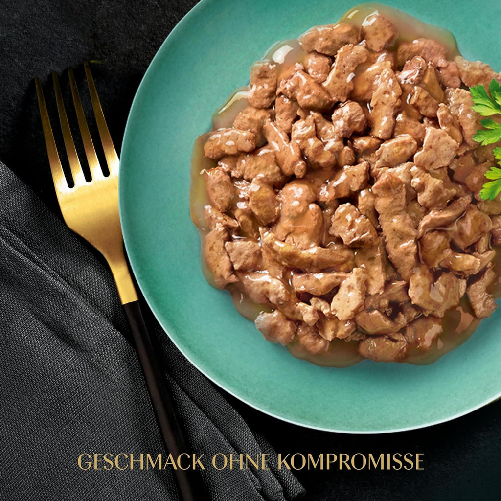 SHEBA Adult Katzenfutter Nass - 40X85G Portionsbeutel - Geflügel Variation in Sauce - Nassfutter Für Katzen - 1 Großpackung