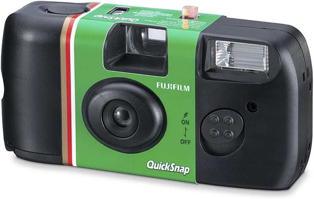 FUJIFILM Quicksnap™ Einwegkamera Mit Blitz ISO 400 | Analoge 35Mm Einmalkamera Für Hochzeiten, Partys Und Reisen – Sofort Einsatzbereit | 27 Aufnahmen, 1Er Pack