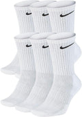 NIKE 6 Paar Socken Herren Damen Weiß Grau Schwarz Tennissocken Sparset SX7664