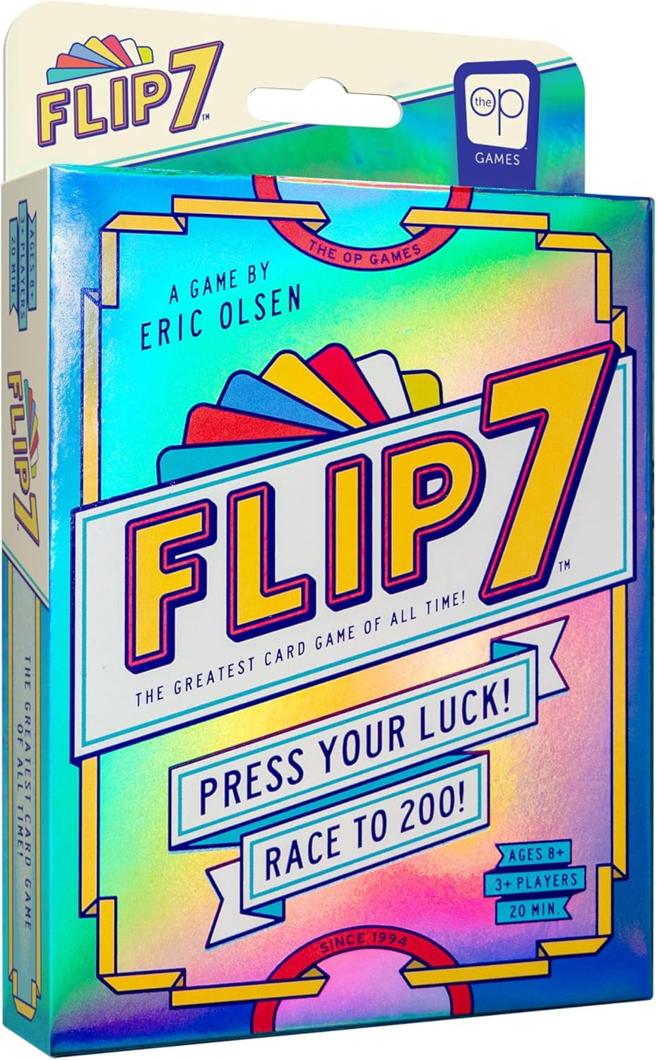 Flip 7™ Kartenspiel | Kompaktes Familienspiel | Mischung Aus Glück Und Strategie | Schnell Zu Lernen | 94 Karten | Englische Spielregeln