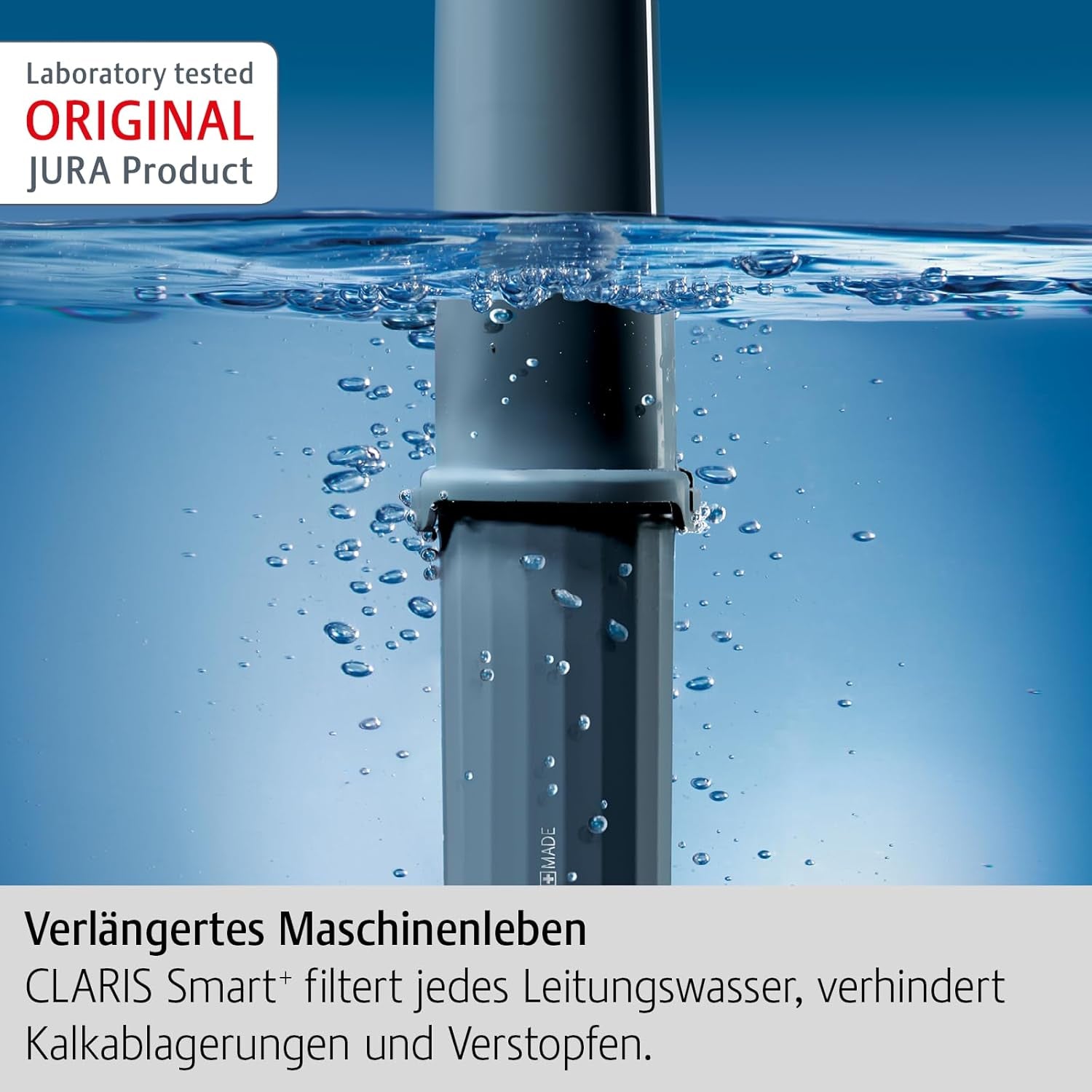 JURA Original - CLARIS Smart+ Filterpatrone Mit Automatischer Filtererkennung - Tüv-Zertifizierte Hygiene - 3Er-Pack - 24233