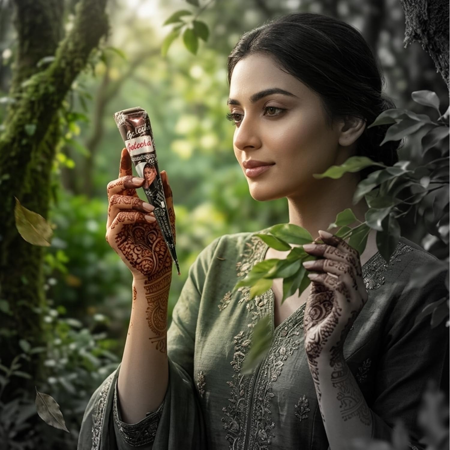 Golecha Henna-Kegel, Rötlich-Braun, 4Er-Pack | Die Verpackung Der Henna-Kegel Kann Variieren; Jeder Kegel Enthält Etwa 25 G Oder 30 G Hennapaste