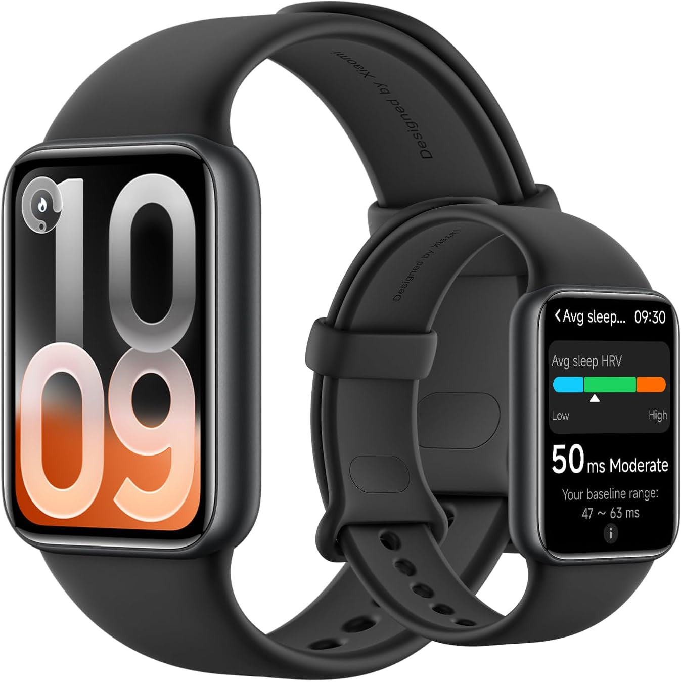 Xiaomi Smart Band 10, Smart Watch,Fitness-Tracker, 1,72" AMOLED Display, 21 Tage Akku, 5ATM Wasserdichtigkeit, SPO₂ & Herzfrequenzmessung, Schlafüberwachung,150+ Sportmodi, Schwarz