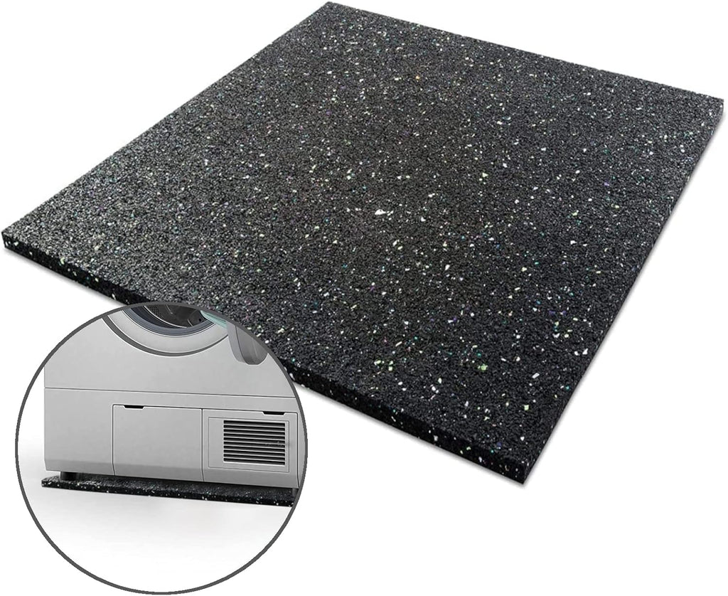 Floordirekt Premium Antivibrationsmatte 60X60Cm - Made in Germany - Für Waschmaschine Trockner Etc. - Zuschneidbar - in 4 Stärken Erhältlich (60 X 60 X 1,0 Cm)