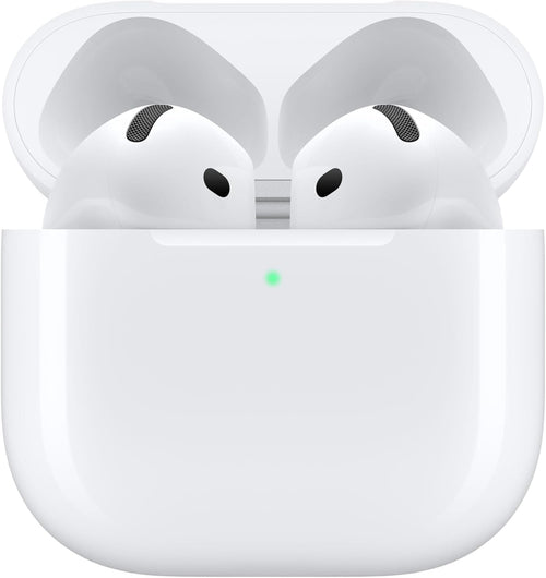 Apple Airpods 4 Kabellose Kopfhörer, Bluetooth Kopfhörer, Personalisiertes 3D Audio, Schutz Vor Schweiß Und Wasser, USB-C Ladecase, H2 Chip, Bis Zu 24 Std. Wiedergabe