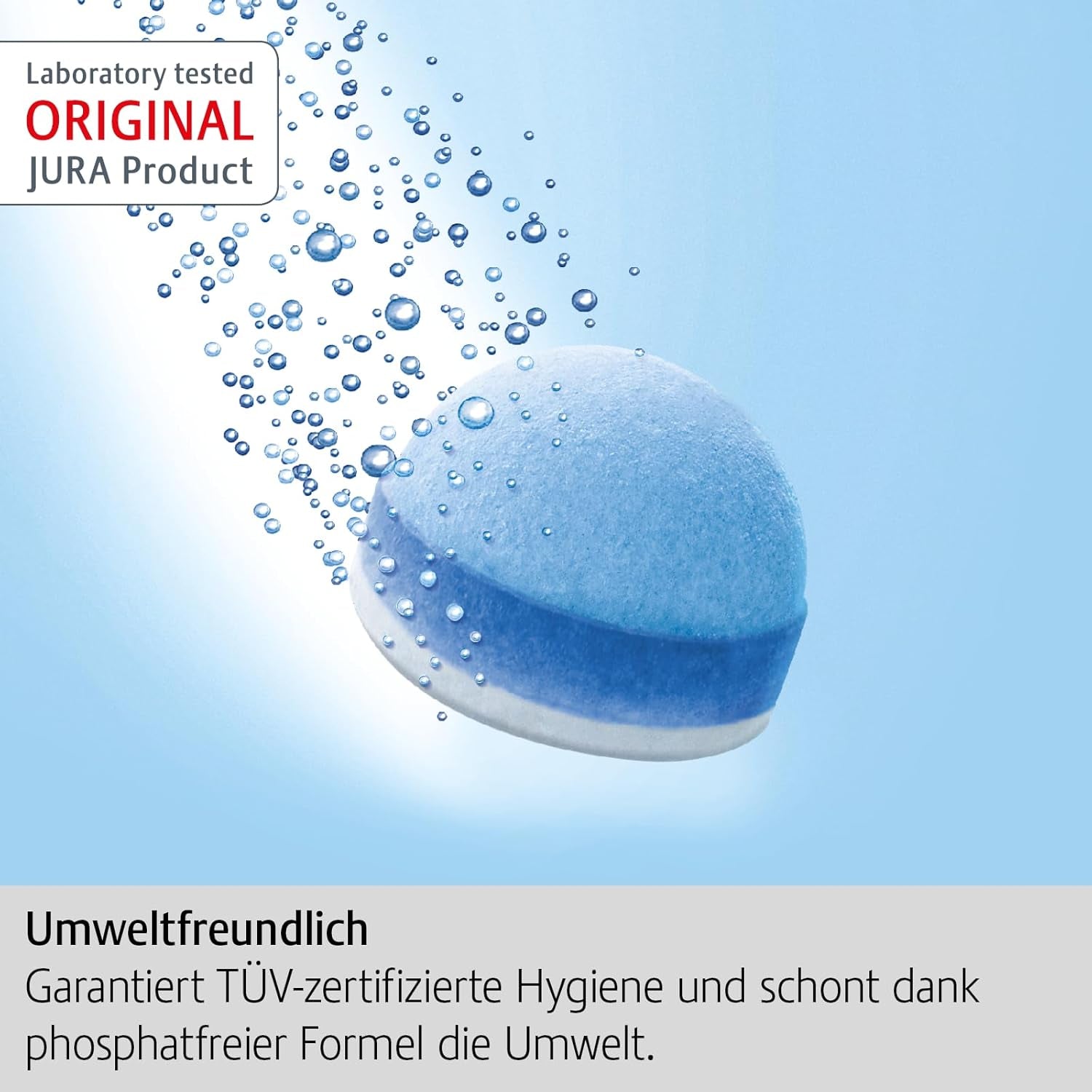 JURA Original - 3-Phasen-Reinigungstabletten Für 6 Reinigungen - Tüv-Zertifizierte Hygiene - 6 Stück - 24225
