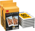 KODAK 60Er Packung, Fotopapier, 54X86 Mm, Patronen, All-In-One Papier- Und Farbbandpatronen-Nachfüllung - Kompatibel Mit Mini 2 Und Mini Shot 2 Serie