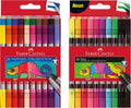 Faber-Castell - Filzstifte Set, 20 Doppelfasermaler | Mit Feiner Und Breiter Spitze - Malstifte Für Kinder Und Erwachsene