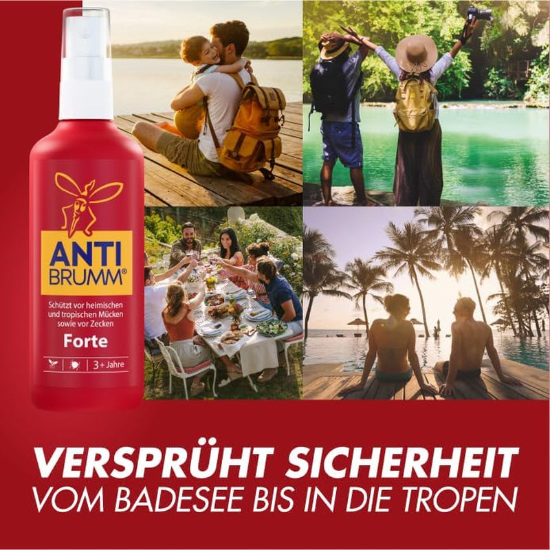 Anti Brumm Forte Pumpspray, 75 Ml: Insekten-Repellent Für Effektiven Schutz Gegen Mücken Und Zecken, Mückenspray Mit DEET