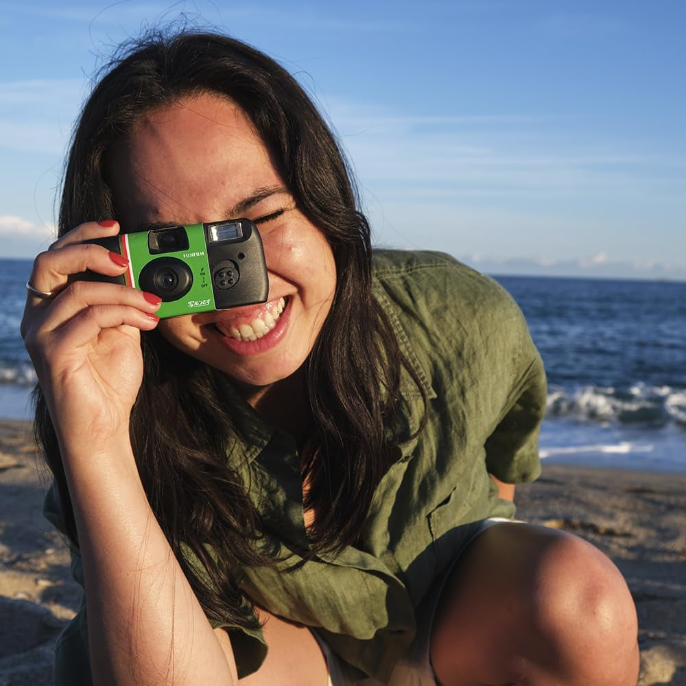 FUJIFILM Quicksnap™ Einwegkamera Mit Blitz ISO 400 | Analoge 35Mm Einmalkamera Für Hochzeiten, Partys Und Reisen – Sofort Einsatzbereit | 27 Aufnahmen, 1Er Pack