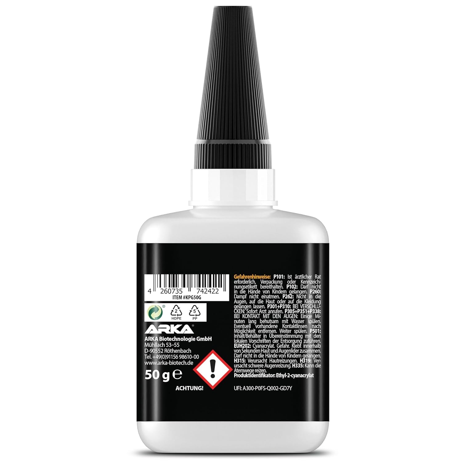 Sekundenkleber Extra Stark Gel 50 G – XXL Superkleber Für Holz, Metall, Kunststoff, Glas – Tropffrei, Hitze- & Wasserfest – Für Reparaturen in Haushalt, Werkstatt, Auto, DIY & Modellbau – KRAFTPROTZ