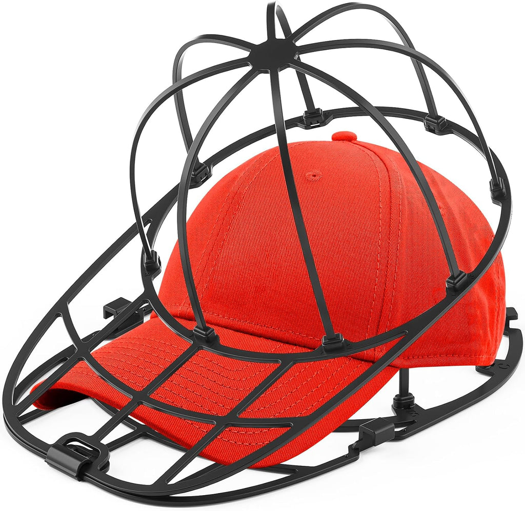 Coopache Wäschesack Cap Gestell Zum Waschen Form Halter Für Waschmaschine Und Spülmaschine Hut Reiniger Basecap Waschgestell Für Baseballmützen (Weiß)
