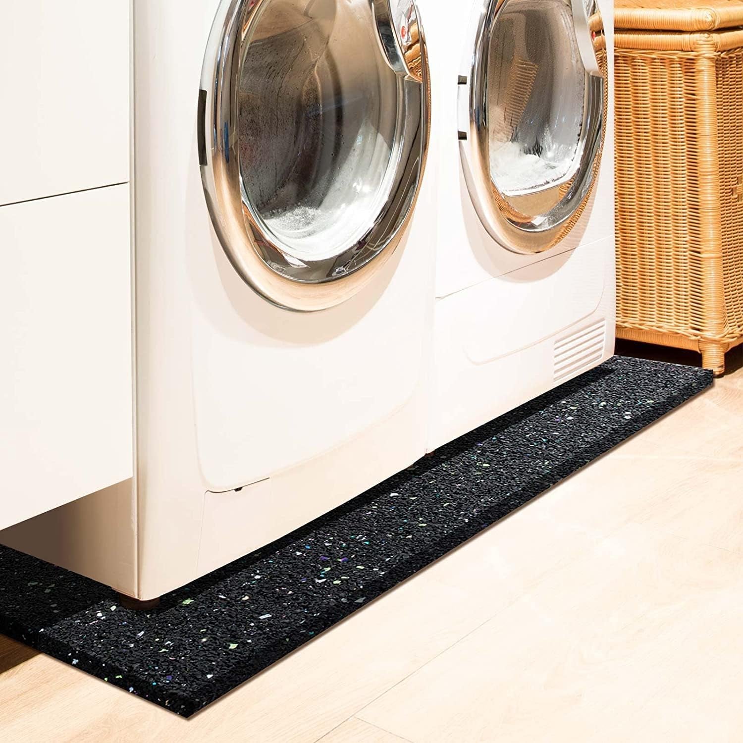Floordirekt Premium Antivibrationsmatte 60X60Cm - Made in Germany - Für Waschmaschine Trockner Etc. - Zuschneidbar - in 4 Stärken Erhältlich (60 X 60 X 1,0 Cm)