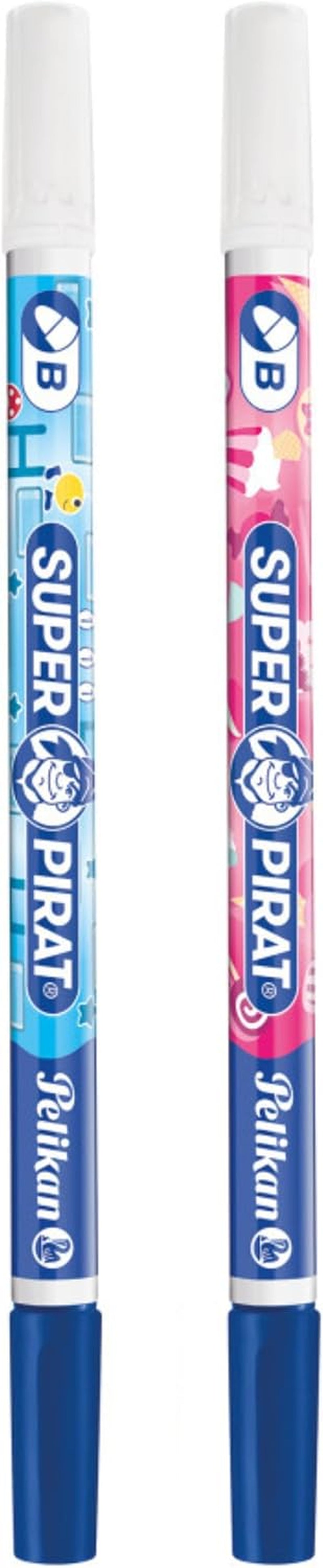 Pelikan Tintenlöscher Super Pirat, Strichstärke B (Breit) Tintenkiller Zum Löschen Und Überschreiben, 6 Stück