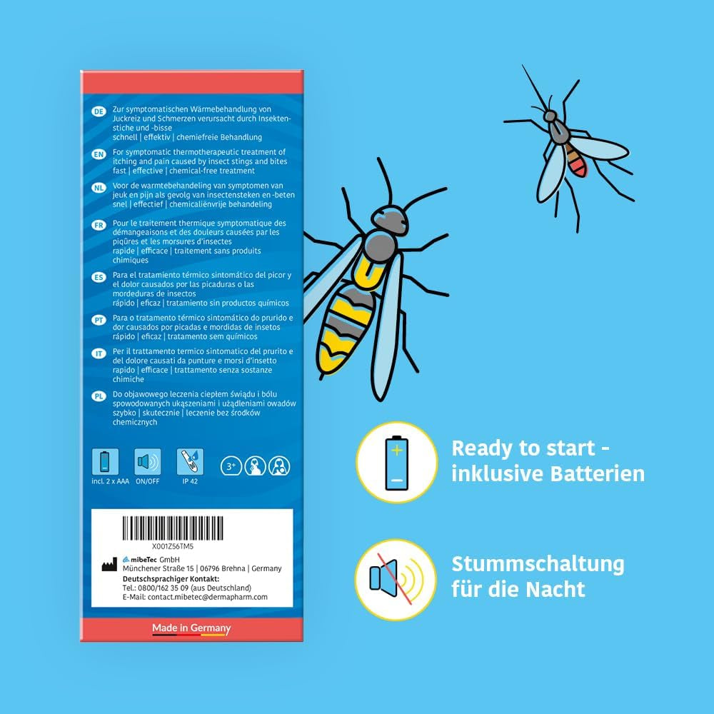 Bite Away Two, Der Original Stichheiler, Der Elektronische Insektenstichheiler Für Die Schnelle Behandlung Von Mückenstichen, Hitzestift, Bis Zu 300 Anwendungen. Ersetzt Nicht Den Mückenschutz