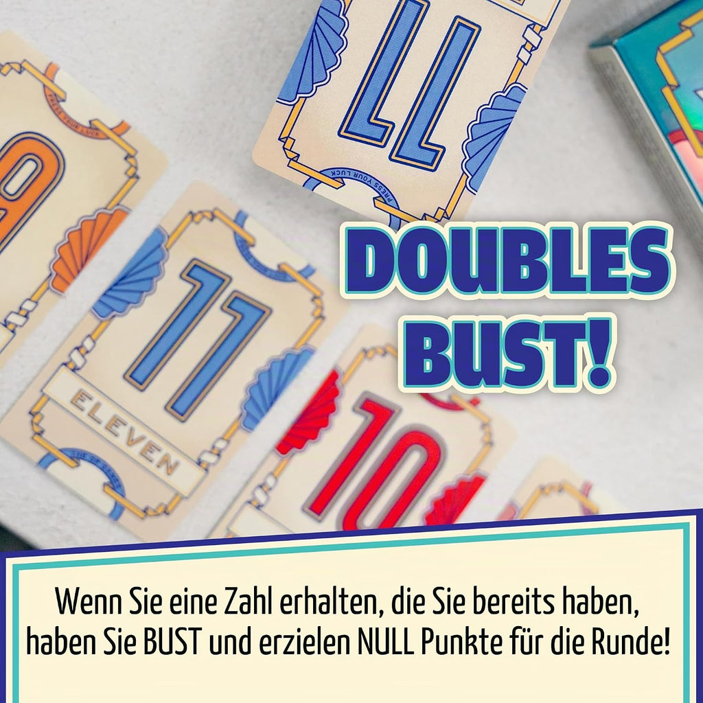 Flip 7™ Kartenspiel | Kompaktes Familienspiel | Mischung Aus Glück Und Strategie | Schnell Zu Lernen | 94 Karten | Englische Spielregeln