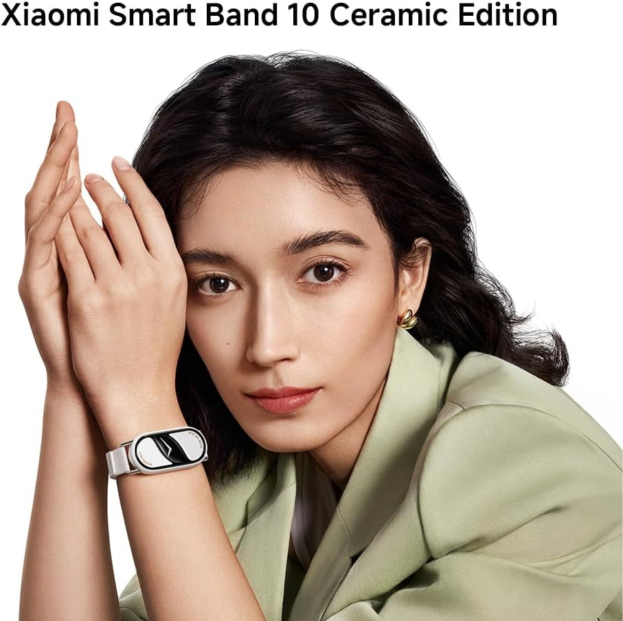 Xiaomi Smart Band 10, Smart Watch,Fitness-Tracker, 1,72" AMOLED Display, 21 Tage Akku, 5ATM Wasserdichtigkeit, SPO₂ & Herzfrequenzmessung, Schlafüberwachung,150+ Sportmodi, Schwarz